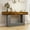 Vintage Brown & Gray, variant on Kadyn 63" Console Table with U-Shaped Base, Farmhouse 2-Tier Entryway Table with Locking Wall System, Narrow Long Wood Console Desk Table for Living Room, Hallway, Foyer, Vintage Brown