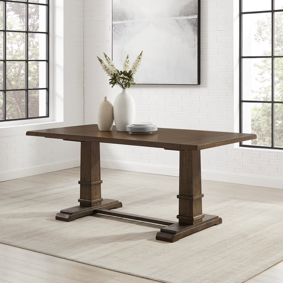 Crosley Furniture Joanna Dining Table in Dark Oak