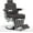 Brown, variant on BarberPub Classic Barber Chair, Professional 660lbs Hydraulic Pump, All Purpose Recline Salon Styling Equipment, 360 Degrees Swivel for Hair Stylist, Barbershop, Salon&Spa Chair 8625