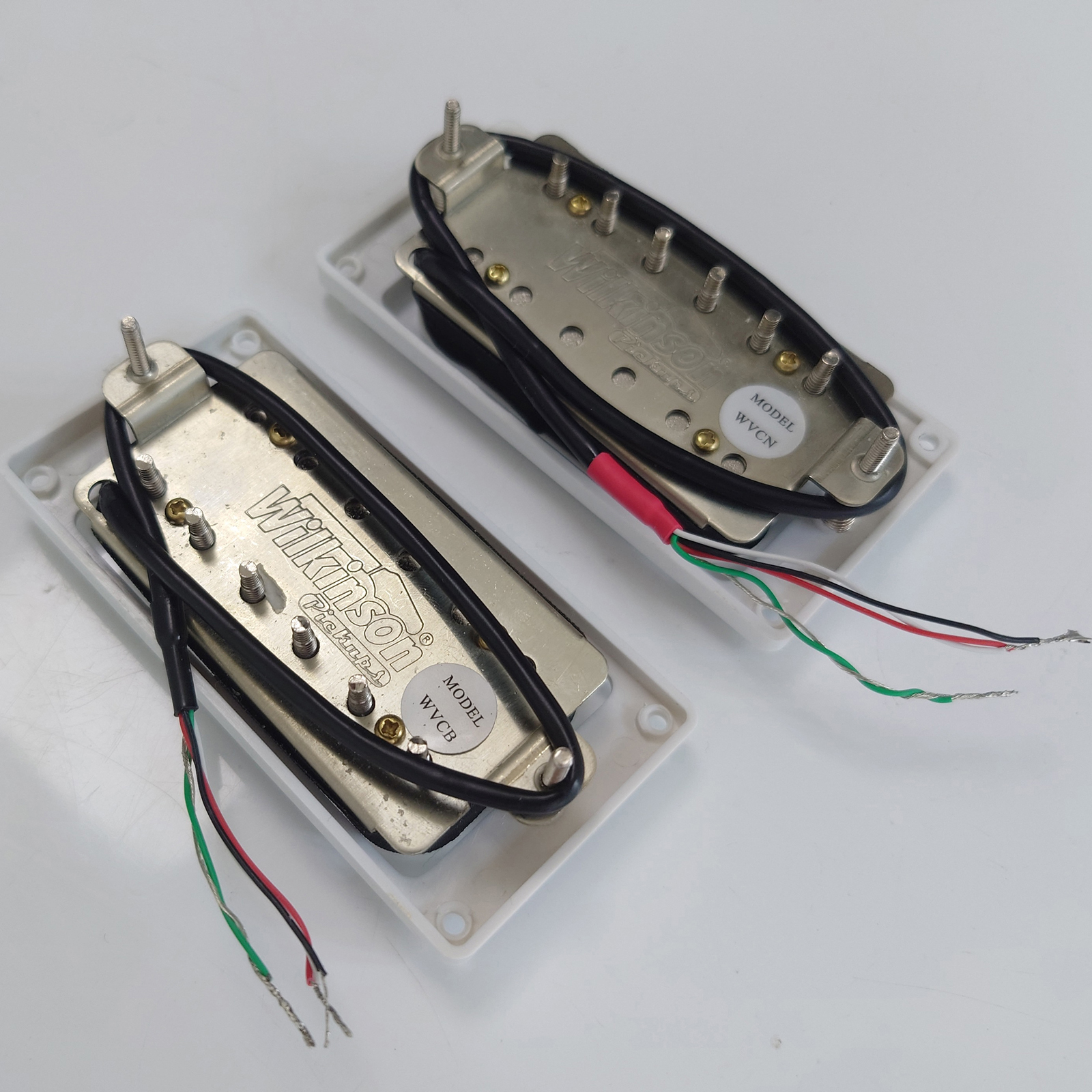 Wilkinson Guitar Alnico 5 Humbucker Pickups, 4C, with 1V1T Wiring Harness for Les Paul Style Electric Guitar