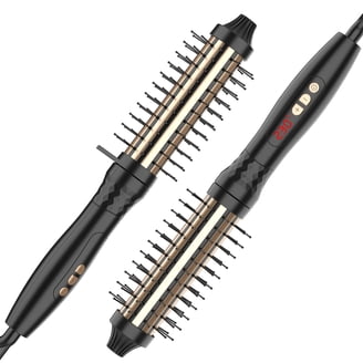 ion Titanium Pro Brush Iron, 1-1/4 Inch, Heats up to 400F, Curls