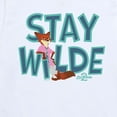 thumbnail image 3 of Zootopia 2 - Nick The Fox Stay Wilde - Youth Short Sleeve Graphic T-Shirt, 3 of 5