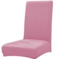 thumbnail image 2 of Silla sólida cubiertas multicoloras de anti-polvo de la vaina del protector exterior universal estilo simple de la funda giratoria decoración para el hogar Pink 2 PCS kenally HA012474-02, 2 of 7