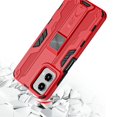 thumbnail image 4 of Reflex Series Case with Kickstand Shockproof Rugged PC TPU Frame Cover for Motorola Moto G 5G (2024) - Red, 4 of 9