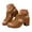 A-Brown, variant on Heels for Women Open Toe Ankle Strap Chunky Heel Sandals Summer Wide Widths Dressy Slide Shoes Low Block Heeled Party Sandal Beige 6.5