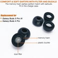 thumbnail image 2 of TENNMAK Memory Foam Eartips Replacement for Samsung Galaxy Buds 3 Pro AI / Galaxy Buds 4 Pro  Earbuds Earpad Ear Tips, 2 of 4