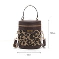 thumbnail image 3 of Bolsa de cuero de la PU de las mujeres Otoño Invierno Casual Mini All-match Teléfono Cubos Bolsas Tmvgtek Para Estrenar, 3 of 9