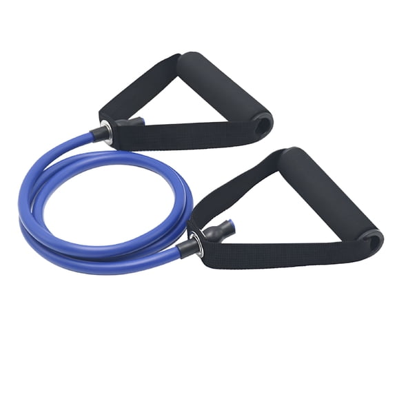BESTSKY Resistance Tube Band with Sturdy Handles, Door Anchor for Men and Women,Blue-25lb