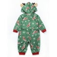thumbnail image 5 of GRNSHTS Christmas Family Matching Hoodie Pajamas Reindeer One Piece Jumpsuit Zipper Pjs for Adult Kids Baby, 5 of 6