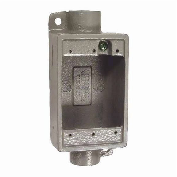 Hubbell Killark Device Box,1" Hub,Shallow,2.87" W FSC-3M