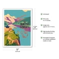 thumbnail image 2 of The Yangtsze (Yangtze) River Gorges - In the Heart of China - Beauty and Grandeur will Amaze and Thrill You! - Vintage Travel Poster c.1934 - Master Art Print (Unframed) 9in x 12in, 2 of 4