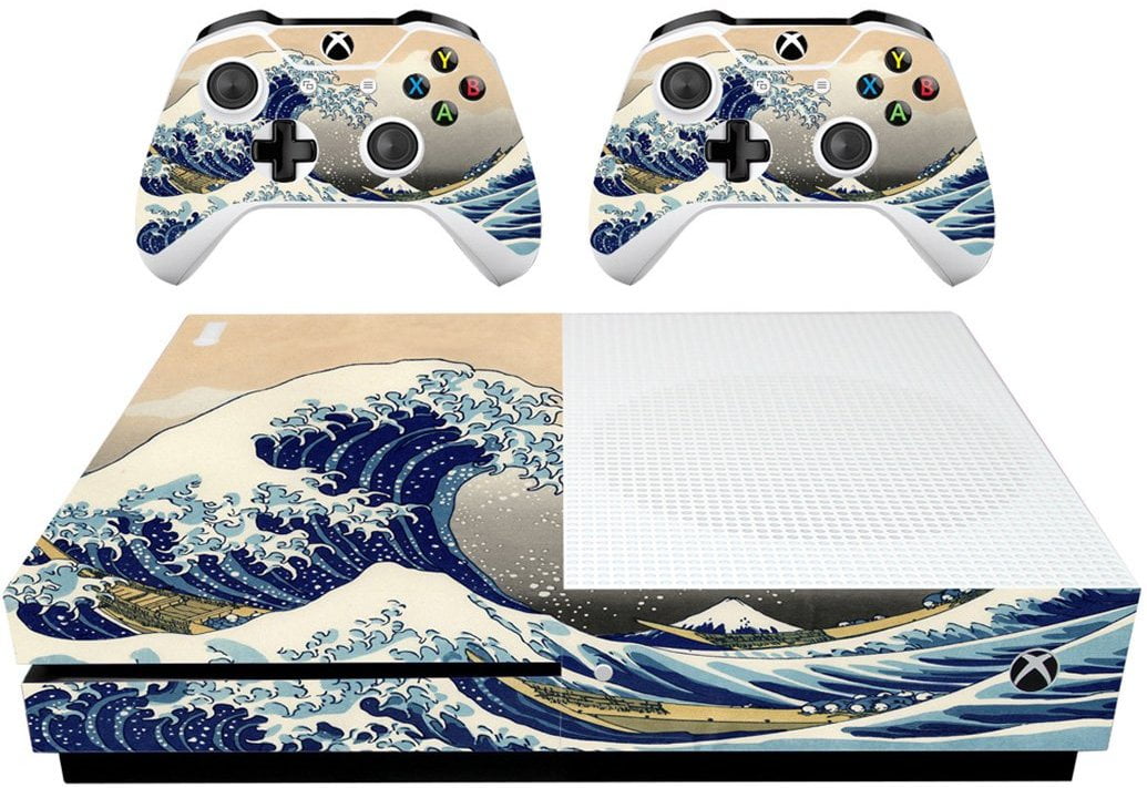 VWAQ Xbox One S Wrap Decal The Great Wave Of Kanagawa Skin Sticker