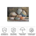 thumbnail image 3 of Jean Plout 'Clay Pottery Still Life 1' Outdoor All-Weather Wall Decor, 3 of 3