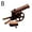 bronze, variant on Pekkaxy Mini Artillery Model Ornament, 5.5 inch Metal Desktop Cannon with Rotatable Wheels, Decorative Collectible for War Gamers and Military Enthusiasts