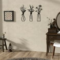 thumbnail image 7 of Youersen Metal Flower Wall Art Set, Rustic Farmhouse Decor for Living Room, Bedroom, and Dining Room, 3 Pcs, 7 of 7