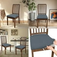 thumbnail image 2 of AOOOWER Large Chair Covers for Dining Room, Slipcover for High Back Dining Chair, Soft Stripeds Grids Stretch Washable Removable, 2 of 17