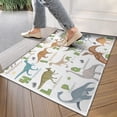 thumbnail image 4 of Alphabet Dinosaur Names Chart Pattern Door Rugs,Washable Non Slip Door Mats Indoor,Decorative Door Mats,Entry Mat Indoor for Entrance,Bedroom,Kitchen,Bathroom,17"x30", 4 of 6
