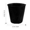 thumbnail image 3 of 100Pcs Simple Style Nursery Planting Bag for Gardening Tools Permeable 6.5X6.5Cm, 3 of 8
