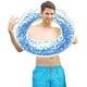 thumbnail image 3 of Flotador inflable para piscina, tubos de flotador transparentes, anillo de natación con purpurina oso de fresa  Hogar, 3 of 5