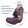 thumbnail image 3 of Wukai Flower Bald Eagle Full Set Car Seat Covers with Soft Padding Universal Auto Front Seats Protector and Cushion Mat, 3 of 5