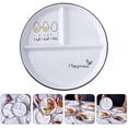thumbnail image 2 of Platos divididos Cena para niños Platos para el almuerzo Platos divididos de cerámica Cena Platos para postres Bandeja para servir refrigerios para la fiesta de Navidad Suministros para la casa Niños Fason LKX-1232, 2 of 7