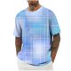 thumbnail image 2 of Tops para hombre, blusas y camisas de cuello redondo y manga corta para hombre, blusas casuales de moda para hombre, blusas deportivas de cuello redondo y manga corta, blusas de poliéster para hombre, 2 of 4