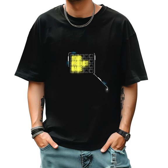 Graphic Tees for Men Summer New Print Casual Tee Fashion Trend Sports Shirt Select