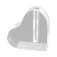 thumbnail image 3 of 3x Florero de Acrílico en Forma de Corazón Estético Transparente Elegante Decoraciones en Forma de Libro Cubo de Flores de Acrílico Florero de Acrílic 3 piezas, 3 of 10