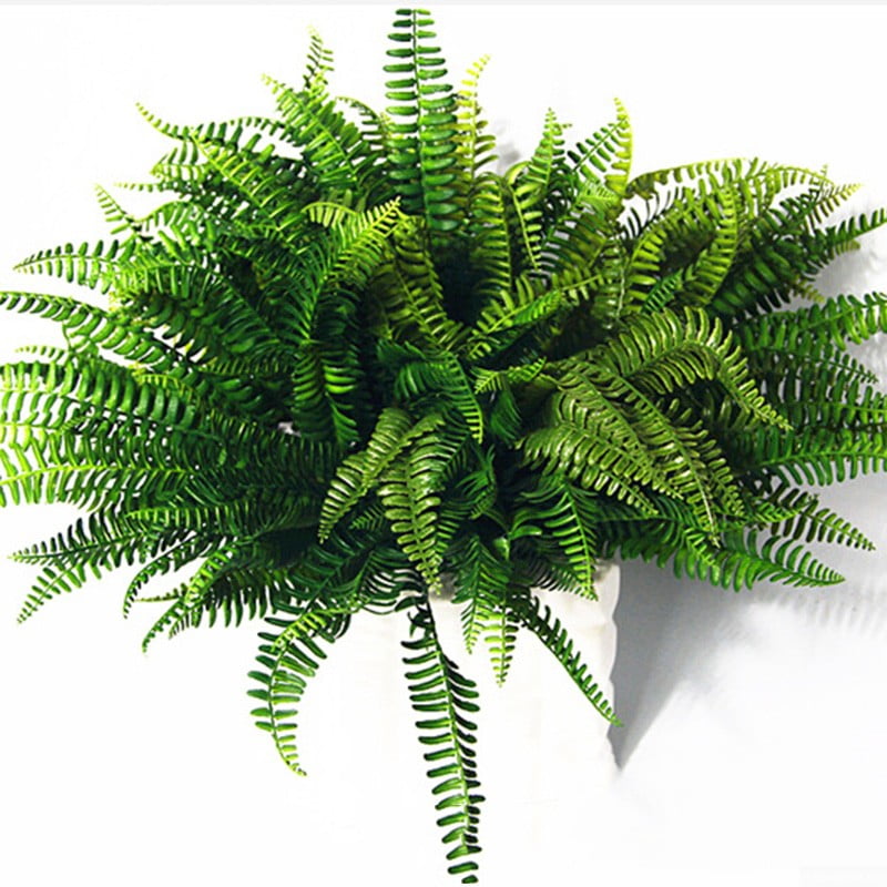 7 Branches Artificial Plants Hanging Fake Macrame Fern Succulent Plant