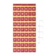 thumbnail image 1 of Organizador de bolsillo para tarjetas y gráficos perfecl organizador colgante con ganchos para armario 67 cm x 141 cm Rojo, 1 of 8
