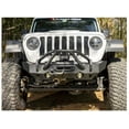 thumbnail image 3 of Rugged Ridge Bumper 11540.32 Heavy-Duty Bumper; One Piece Design; Direct Fit; Mounting Hardware Included; Without Grille Guard; With Winch Mount; With D-Ring Mounts; Powder Coated Black Steel, 3 of 6