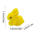 thumbnail image 3 of Easter Bunny Flocking Foam Rabbit Decoration – Colorful Miniature Ornament for Wreaths, Flower Arrangements & Easter Party Decor, 3 of 6