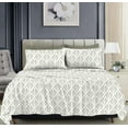 thumbnail image 1 of Aura Decor Comfort Haven Percale Soft Cotton Bed Cover Green 110x110 Inches King, 1 of 1