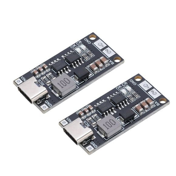 Módulo de Cargador de Batería, Módulo de Batería de Litio Boost 2s Tipo C A 8,4 V A Prueba de Desgast para Preservar y protegedor El Voltaje de Carga,