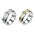 thumbnail image 3 of Minnieouse Anillo de hombre portátil decorativo adultos mano joyería fiesta vacaciones Festival ropa decoración novio reutilizable artesanía Ropa, zapatos y accesorios Miscelánea Oro talla 7 Minnieouse AP014587-10, 3 of 6