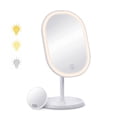 thumbnail image 1 of LED Vanity Mirror Light Makeup Mirror With 1X/10X Magnification 3 Light Colors Vanity Bathroom Cosmetic Table Led Lighted Mirror ,Widely Use, 1 of 7