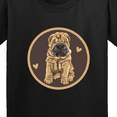 thumbnail image 4 of Inktastic Chinese Shar-pei Dog Art Youth T-Shirt, 4 of 5