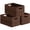 Dark Brown-3pack Medium, variant on 3 Pack Wicker Basket  13.4l*8.3h*7.1w Inch Woven Paper Rope Storage Baskets For Shelves Foldable Rectangular With Handle Organizing Dark Brown
