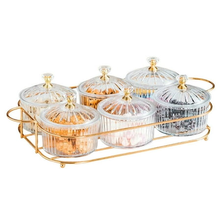 

Famure Dried Fruit Container-Snack Serving Tray Set Dessert Bowls Compartment Serving Dish For Parties Buffets Or Catering Stylish Nordic Style