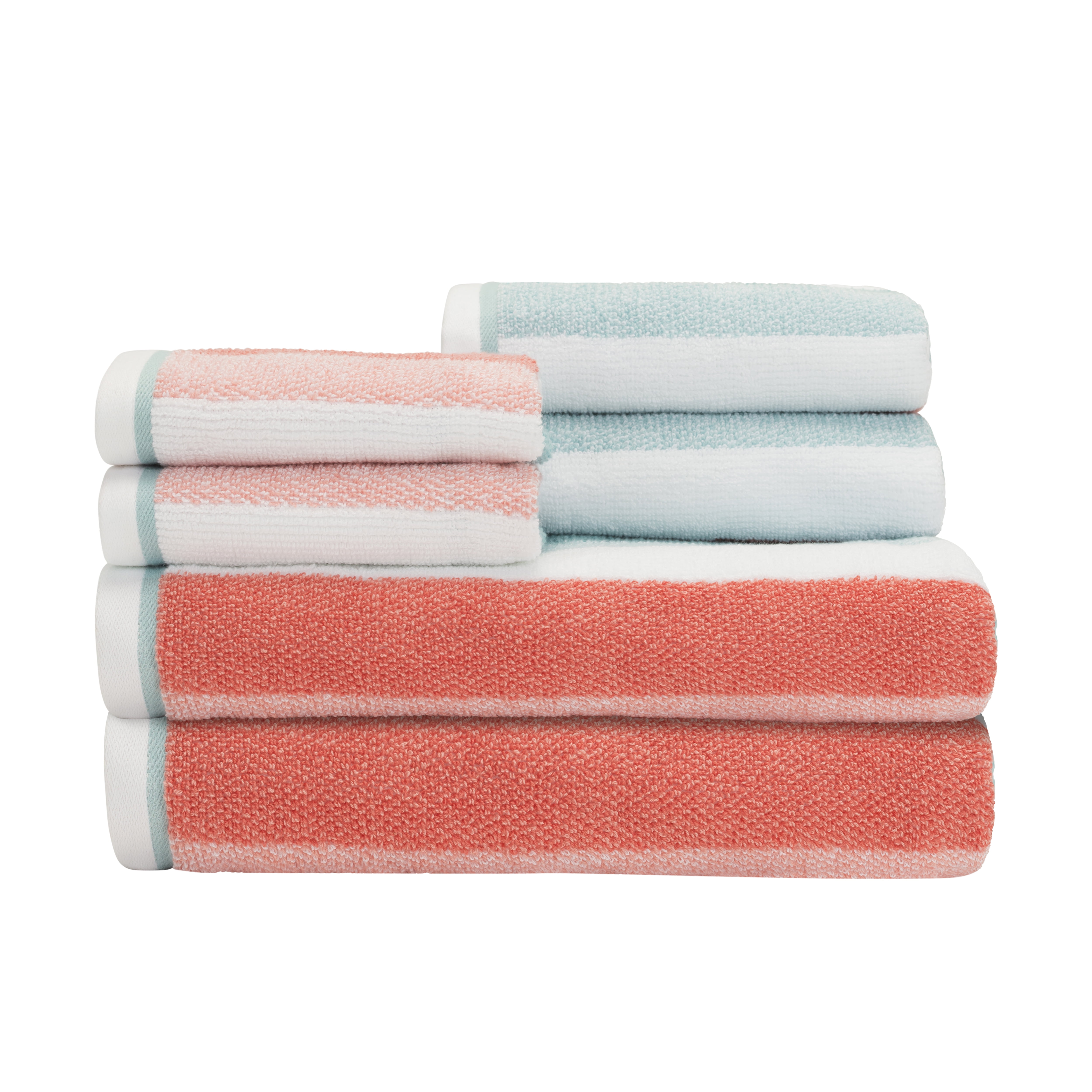 Caro Home Dana 6 piece towel set Caro Home Dana 6 piece towel set