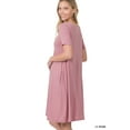thumbnail image 3 of TheLovely Women & Plus Short Sleeve Flared T-Shirt Midi Dress with Side Pockets, 3 of 3