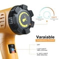 thumbnail image 3 of Pistola de calor SEEKONE 1800W 50°C-650°C de temperatura variable, 3 of 8