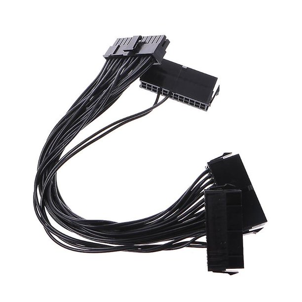 alambre triple del cable 18awg del adaptador de la fuente de alimentación de 24pin 20+4pin Psu Atx para minar