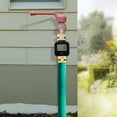 jixopn Garden Hose Water Flow Meter with Brass Inlet 4 Measure Modes