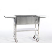IG Charcoal BBQ Stainless Steel Charcoal Grill in Gray
