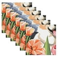 thumbnail image 2 of JSTEL Corgi Dod Flower Cloth Napkins Set of 4, 20x20 Inch Washable and Reusable Napkin for Decoupage Dinner Party Everyday Use, 2 of 6