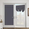 thumbnail image 3 of AMERTEER Roman Curtains Solid Color Shading Curtain Polyester Windows Sheer Tulle Drapes for Balcony Window Door Decoration, 3 of 4