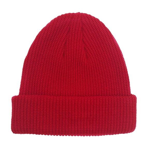 Opvise Ear Flap Letter Print Thickened Warm Winter Hat Unisex Fashion Riding Knitted Beanie Cap Costume Accessories Wine Red