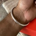 thumbnail image 2 of Chunky Solid Silver Bangle, 2 of 2