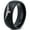 Black Dome Polish Tungsten, variant on Tungsten Hawk Flying Eagle Bird Nest Band Ring 8mm Men Women Comfort Fit Black Dome Brushed Gray Polished